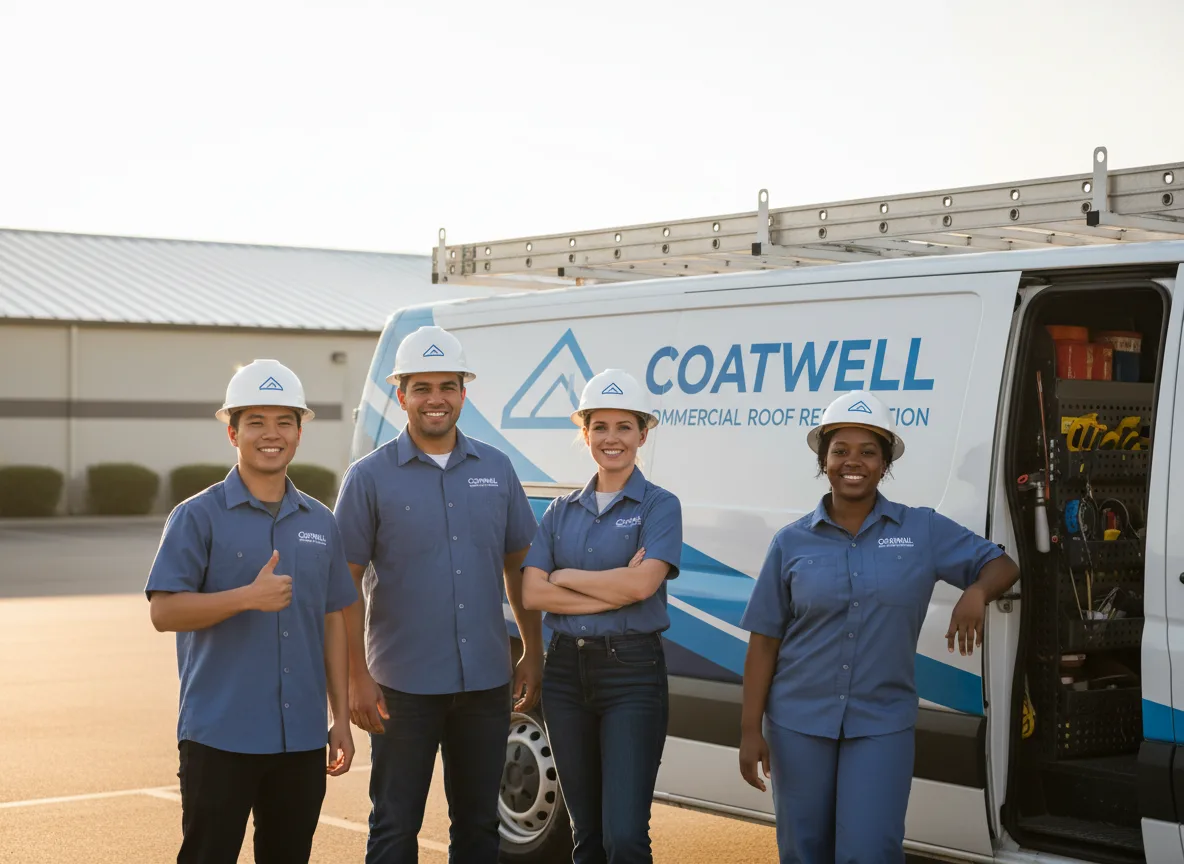 Commercial roof coating company in Elliott, IA